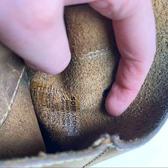 Sorel Joan of Arctic Lace Up Wedge Lexie Wedge Elk Brown Leather 7 - Picture 6 of 6